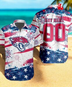 Personalized NFL Jacksonville Jaguars Special Design For Independence Day 4th Of July Hawaiian Shirt