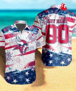 Personalized NFL Minnesota Vikings Special Design For Independence Day 4th Of July Hawaiian Shirt Personalized NFL Minnesota Vikings Special Design For Independence Day 4th Of July Hawaiian Shirt