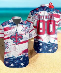 Personalized NFL New Orleans Saints Special Design For Independence Day 4th Of July Hawaiian Shirt Personalized NFL New Orleans Saints Special Design For Independence Day 4th Of July Hawaiian Shirt