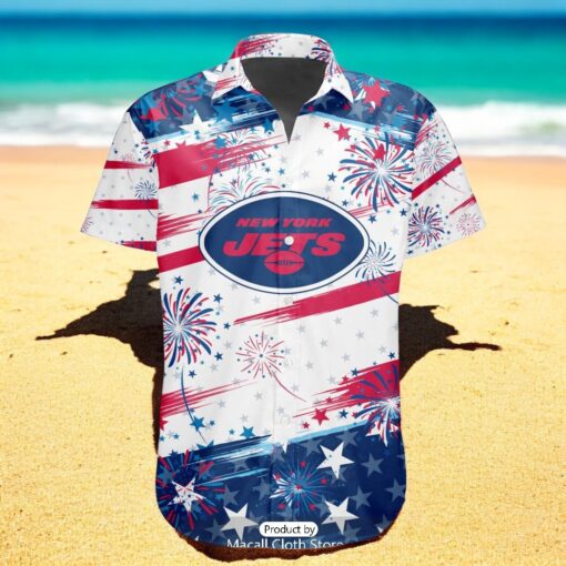Personalized NFL New York Jets Special Design For Independence Day 4th Of July Hawaiian Shirt