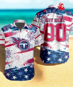 Personalized NFL Tennessee Titans Special Design For Independence Day 4th Of July Hawaiian Shirt