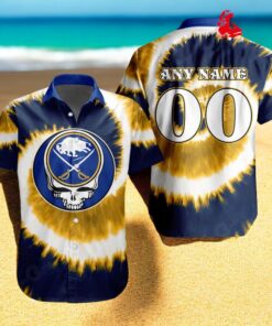 Personalized NHL Buffalo Sabres Special Grateful Dead TieDye Design Hawaiian Shirt