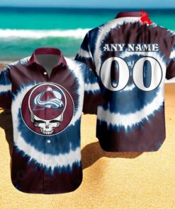 Personalized NHL Colorado Avalanche Special Grateful Dead TieDye Design Hawaiian Shirt Personalized NHL Colorado Avalanche Special Grateful Dead TieDye Design Hawaiian Shirt