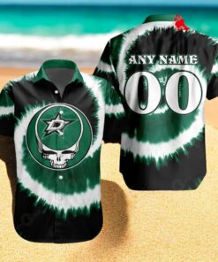 Personalized NHL Dallas Stars Special Grateful Dead TieDye Design Hawaiian Shirt Personalized NHL Dallas Stars Special Grateful Dead TieDye Design Hawaiian Shirt