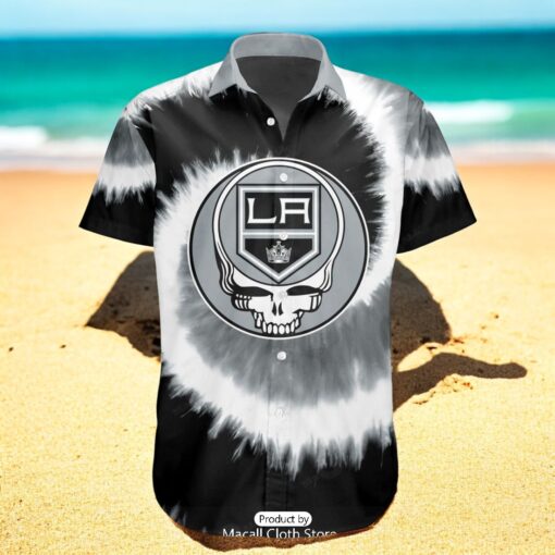 Personalized NHL Los Angeles Kings Special Grateful Dead TieDye Design Hawaiian Shirt