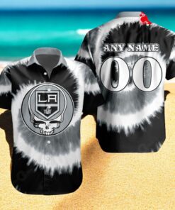 Personalized NHL Los Angeles Kings Special Grateful Dead TieDye Design Hawaiian Shirt Personalized NHL Los Angeles Kings Special Grateful Dead TieDye Design Hawaiian Shirt