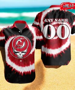 Personalized NHL New Jersey Devils Special Grateful Dead TieDye Design Hawaiian Shirt Personalized NHL New Jersey Devils Special Grateful Dead TieDye Design Hawaiian Shirt