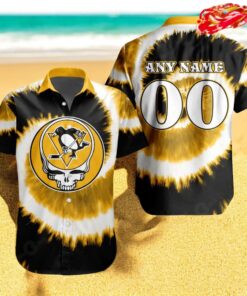 Personalized NHL Pittsburgh Penguins Special Grateful Dead TieDye Design Hawaiian Shirt Personalized NHL Pittsburgh Penguins Special Grateful Dead TieDye Design Hawaiian Shirt