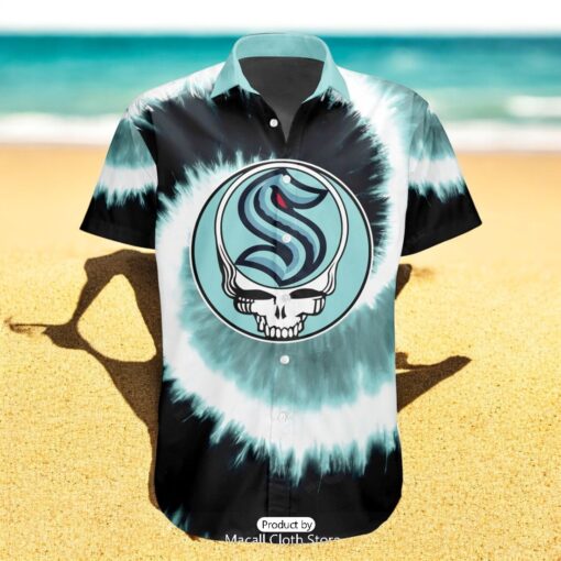 Personalized NHL Seattle Kraken Special Grateful Dead TieDye Design Hawaiian Shirt