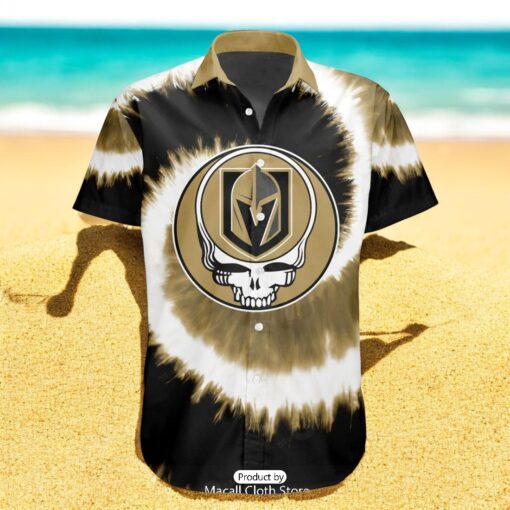 Personalized NHL Vegas Golden Knights Special Grateful Dead TieDye Design Hawaiian Shirt