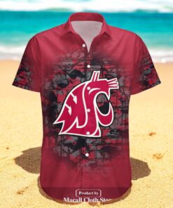 Personalized Washington State Cougars NCAA Camouflage Vintage Hawaiian Shirts Personalized Washington State Cougars NCAA Camouflage Vintage Hawaiian Shirts