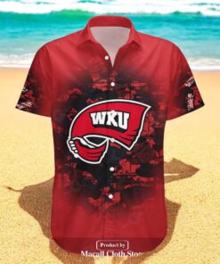 Personalized Western Kentucky Hilltoppers NCAA Camouflage Vintage Hawaiian Shirts Personalized Western Kentucky Hilltoppers NCAA Camouflage Vintage Hawaiian Shirts