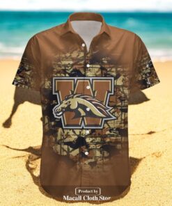 Personalized Western Michigan Broncos NCAA Camouflage Vintage Hawaiian Shirts