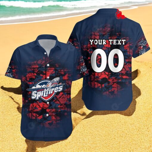 Personalized Windsor Spitfires NCAA Camouflage Vintage CA HOCKEY Hawaiian Shirts