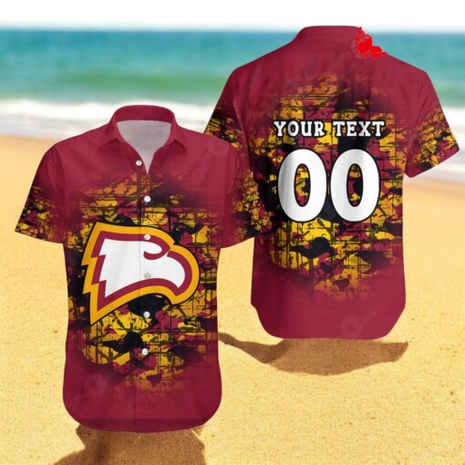 Personalized Winthrop Eagles NCAA Camouflage Vintage Hawaiian Shirts