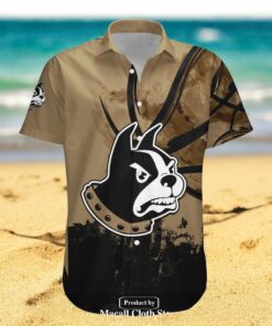 Personalized Wofford Terriers NCAA Basketball Net Grunge Pattern Hawaiian Shirt
