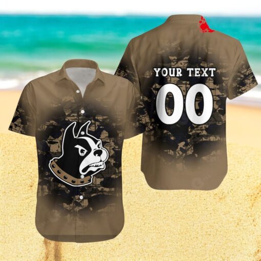 Personalized Wofford Terriers NCAA Camouflage Vintage Hawaiian Shirt