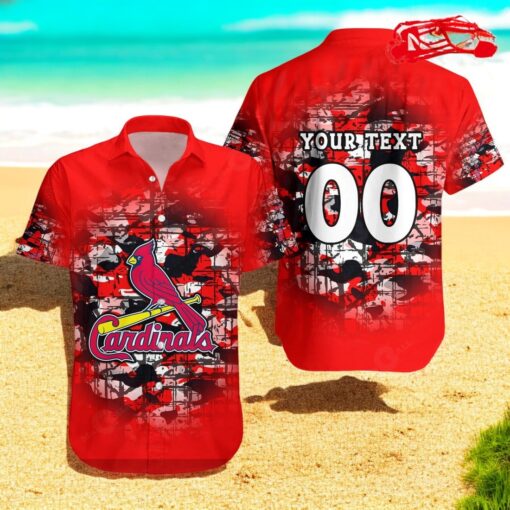 Personalized Yorkton Cardinals NCAA Camouflage Vintage Hawaiian Shirt