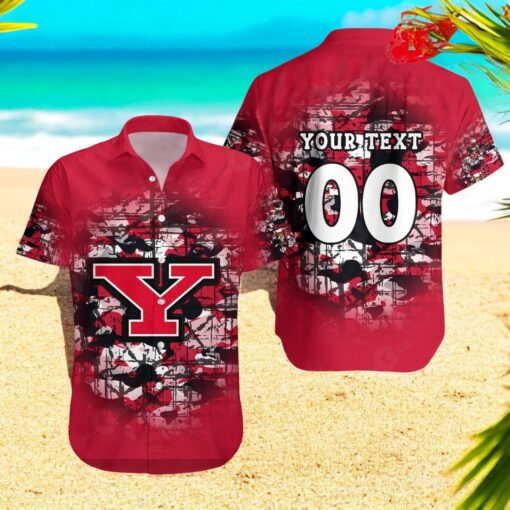 Personalized Youngstown State Penguins NCAA Camouflage Vintage Design Hawaiian Shirt