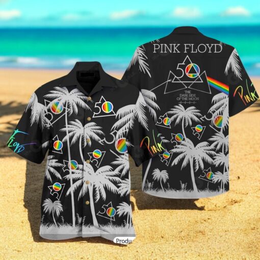 Pink Floyd The Dark Side Of The Moon 50th Anniversary Hawaiian Shirt