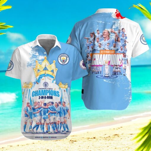 Premier League Manchester City Apparels Champions Hawaiian Shirt