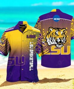 Premium LSU Tigers Men’s Basketball Sports Luxury Style Hawaiian Shirt