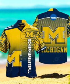Premium Michigan Wolverines NCAA Basketball Sports Luxury Hawaiian Shirt