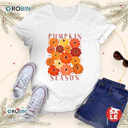 Retro Pumpkin Season And Thanksgiving Unisex Shirt