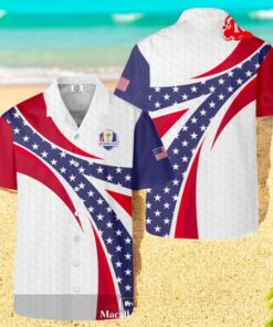 Ryder Cup x Callaway Mix Red White Premium Stars Style Hawaiian Shirt