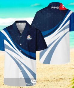 Ryder Cup x PING Green Luxury Stars Hawaiian Shirt