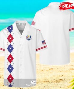Ryder Cup x PING Luxury Lines Patterns Hawaiian Shirt