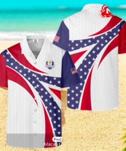 Ryder Cup x PING Luxury Stars Lines Color Hawaiian Shirt