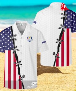 Ryder Cup x PING Mix Jersey Stars Version Hawaiian Shirt