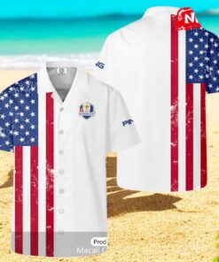 Ryder Cup x PING Stars Luxury Line Hawaiian Shirt