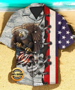 SALE US Army All Gave Some Some Gave All Eagle With American Flag And Dog Tags Veterans Day Hawaiian Shirt