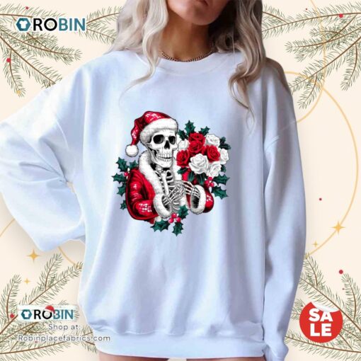 Santa Skeleton Christmas Unisex Shirt