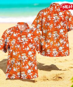 Scorbunny Pattern Summer Design Hawaiian Shirt Scorbunny Pattern Summer Design Hawaiian Shirt