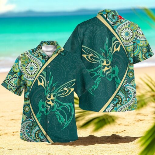 Scyther Paisley Pattern Design Hawaiian Shirt