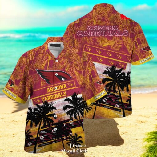 Seattle Seahawks NFL Palm Tree Pattern For Sports Fans Unisex Hawaiian Shirt