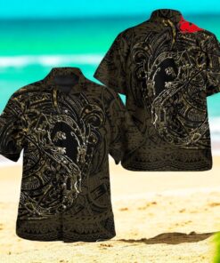 Shiny Rayquaza Polynesian Premium Design Hawaiian Shirt