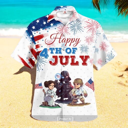 Star Wars America Happy 4th Of July Independence Day Gift For Fans Hawaiian Shirt