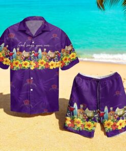 Summer Crown Royal Hawaiian Shirt Set Clothing Clothes For Men