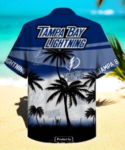 Tampa Bay Lightning Palm Tree For Tropical Fans Hawaiian Shirt
