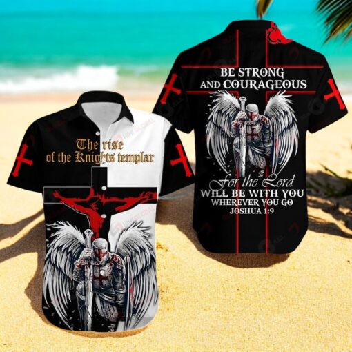 The Rise Of The Knights Templar Luxury Over Printed Hawaiian Shirt