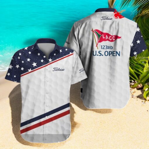 Titleist x US Open Championship Premium Stars Golf White Design Hawaiian Shirt