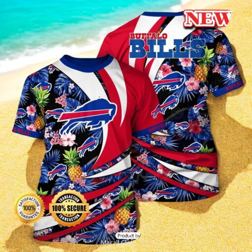 TREND Buffalo Bills NFL Flower For Fans Summer Football Hawaii Shirt