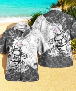 Tribal Style Pokemon Aggron Design Hawaiian Shirt