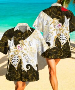 Tribal Style Pokemon Beedrill Design Hawaiian Shirt