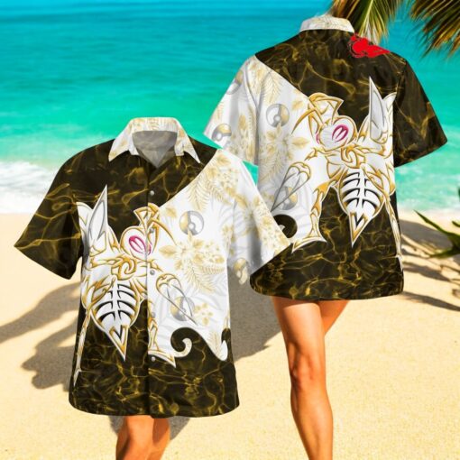 Tribal Style Pokemon Beedrill Design Hawaiian Shirt