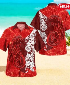 Tribal Style Pokemon Charizard Ver 3 Design Hawaiian Shirt